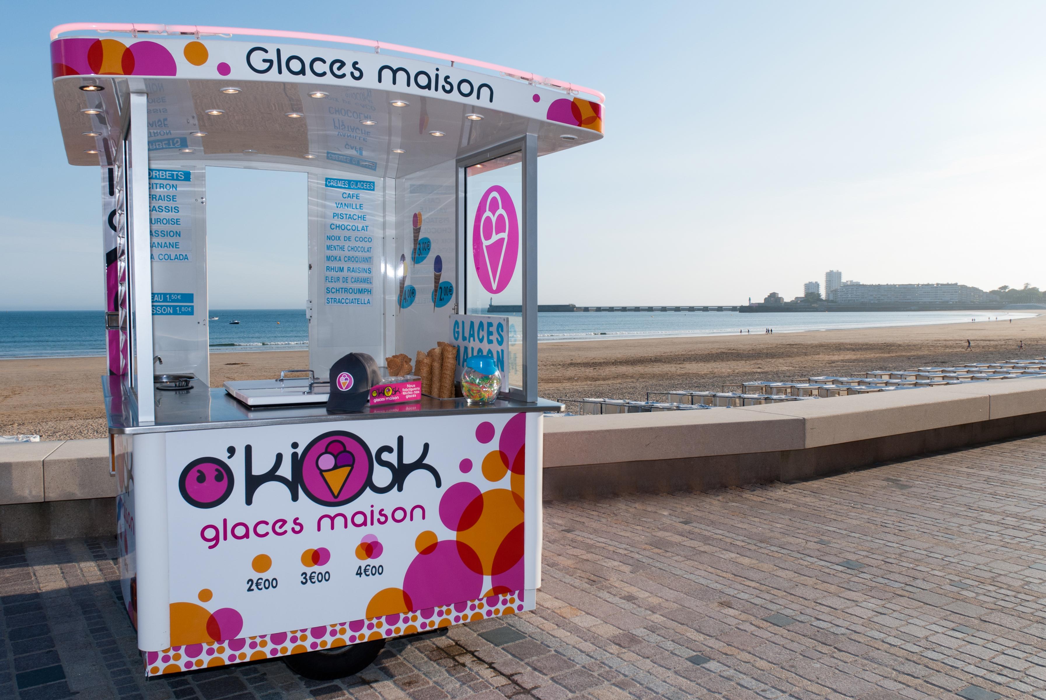 O'kiok : Les meilleures glaces des Sables d'Olonne en kiosque